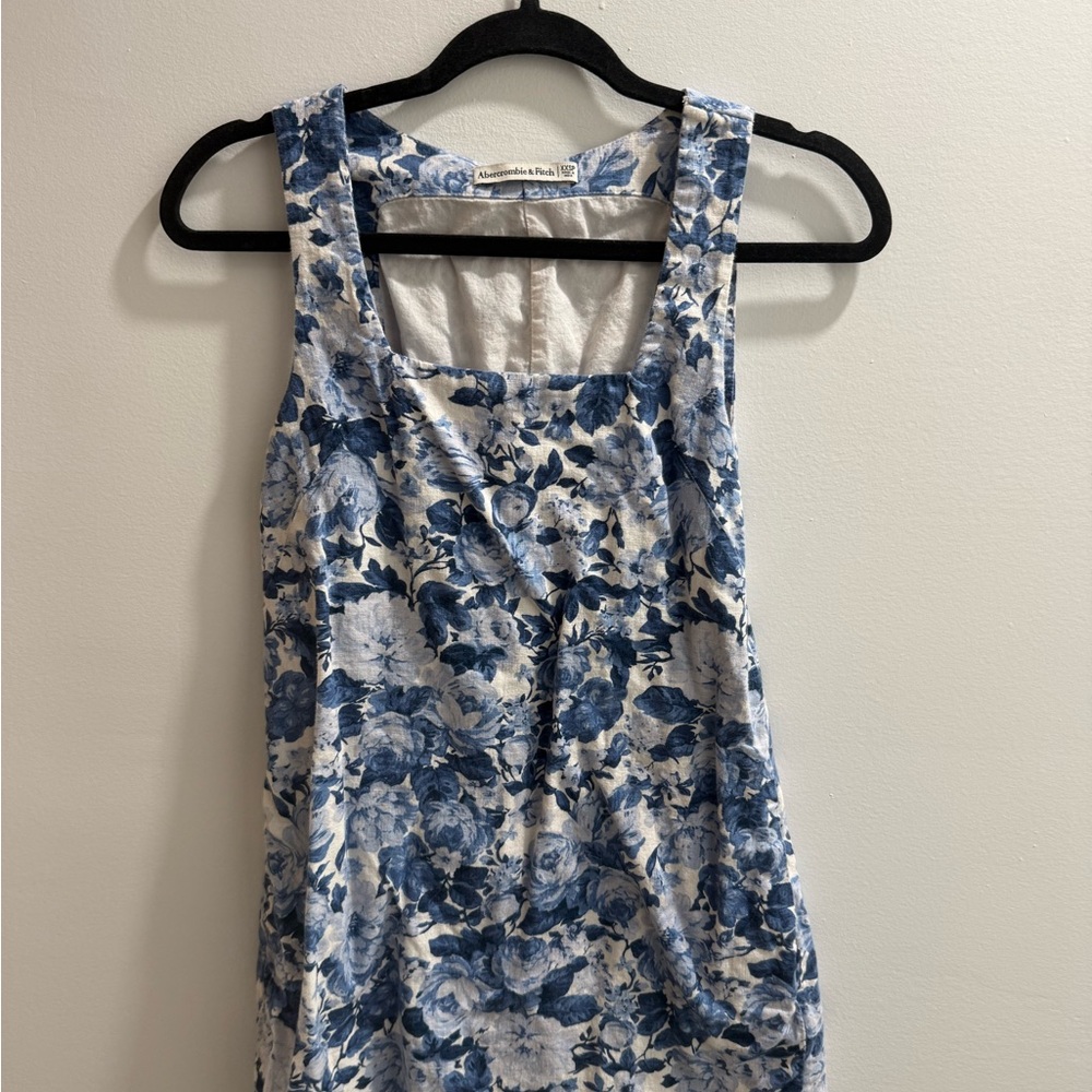 Abercrombie & Fitch Blue and White Floral Mini Dress